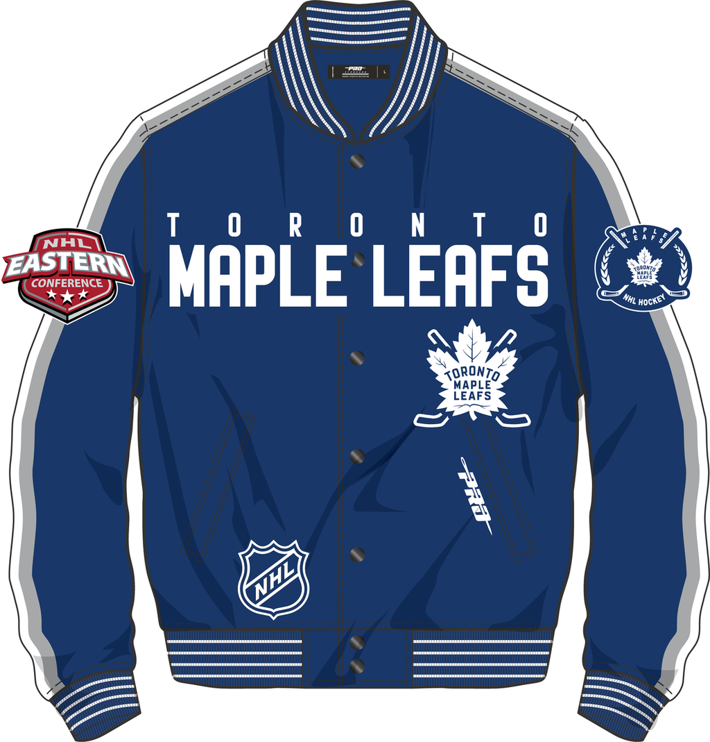 Toronto Maple Leafs NHL Pro Standard Men Royal Blue Game Day Double Knit Jacket product image 1, provided for visual
