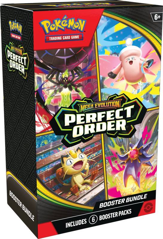 Pokémon TCG Mega Evolution ME3 Perfect Order Booster Bundle product image 1, provided for visual reference and product