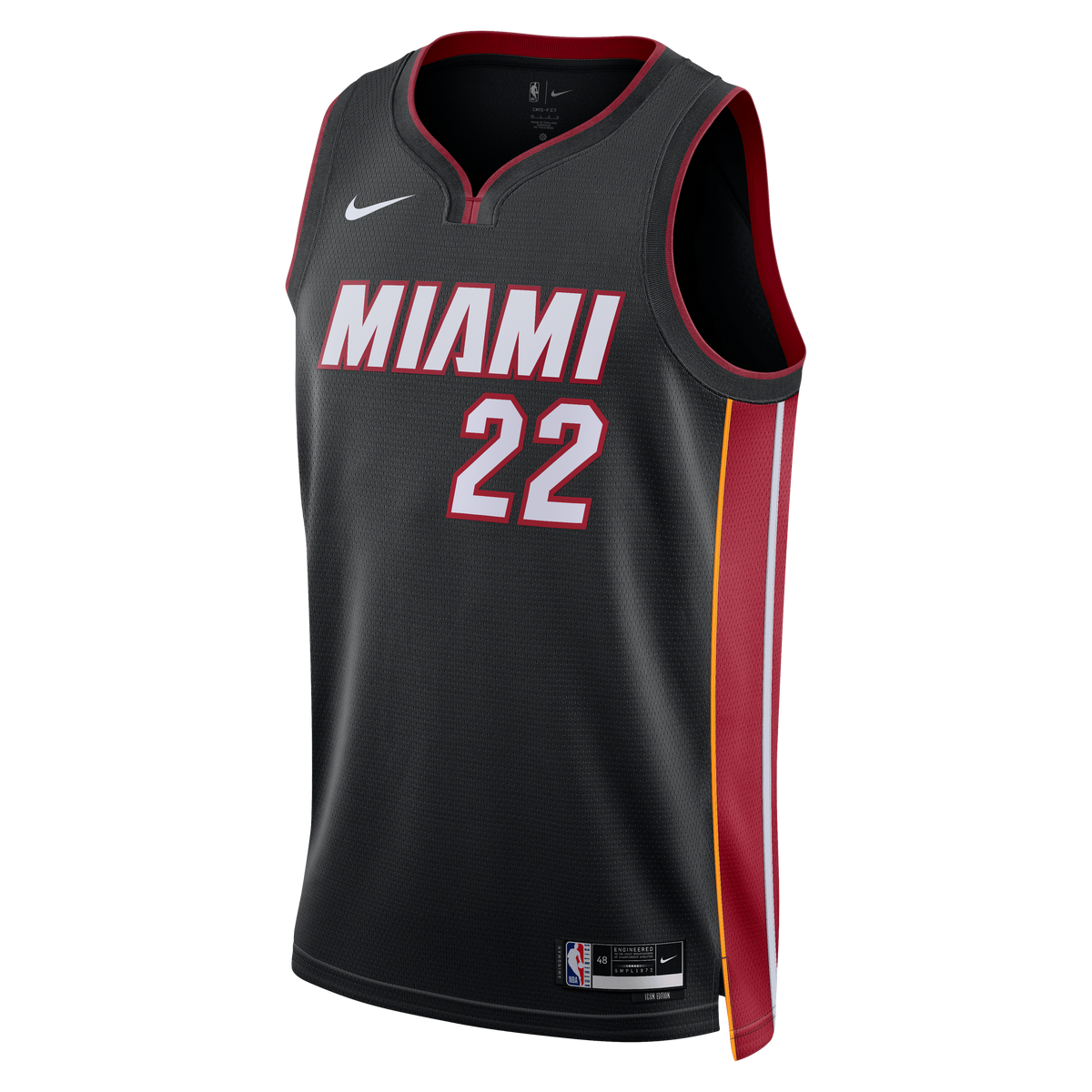 Andrew Wiggins Miami Heat Icon Edition Swingman Black Jersey product image 3