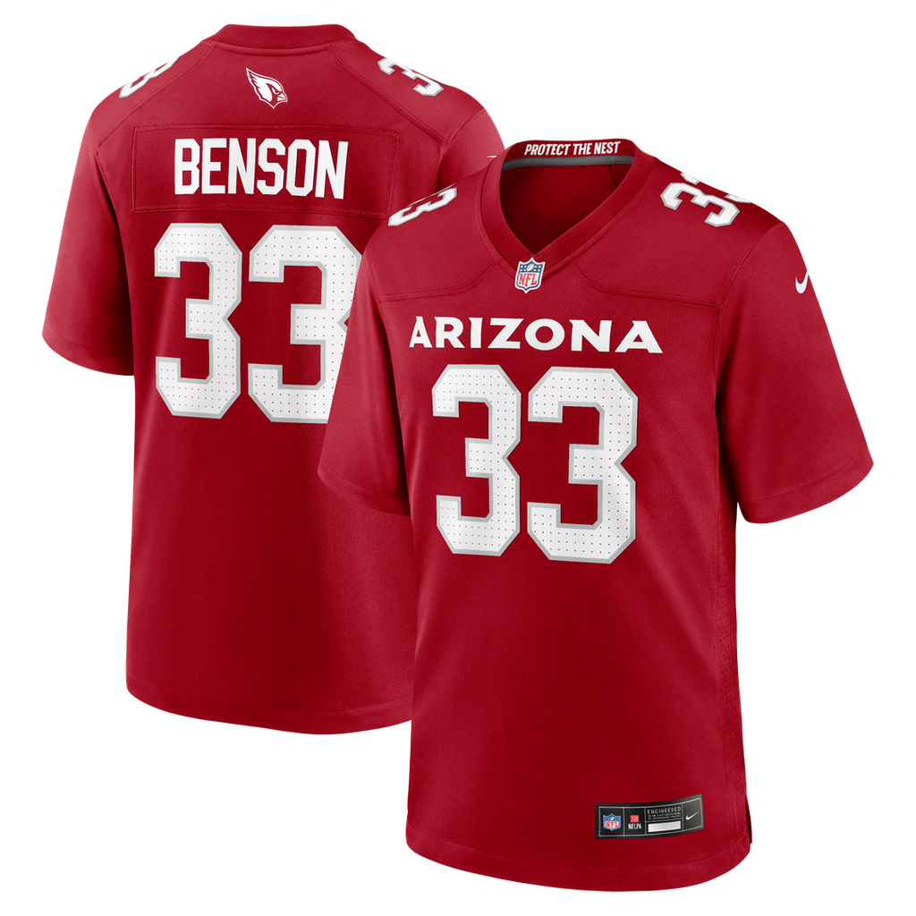 Arizona Cardinals Trey Benson Nike Cardinal Game Jersey product image 1
