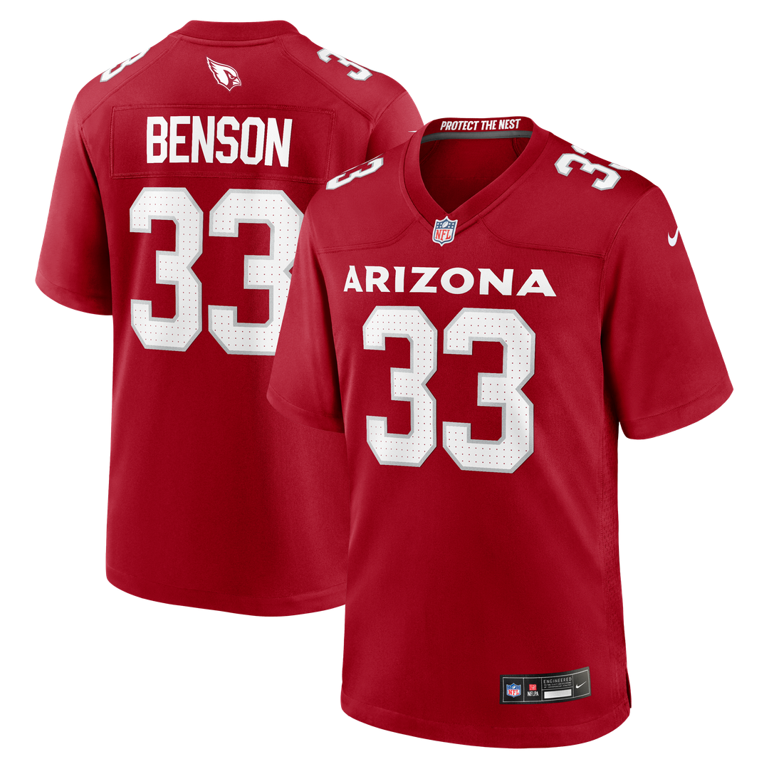 Arizona Cardinals Trey Benson Nike Cardinal Game Jersey product image 1