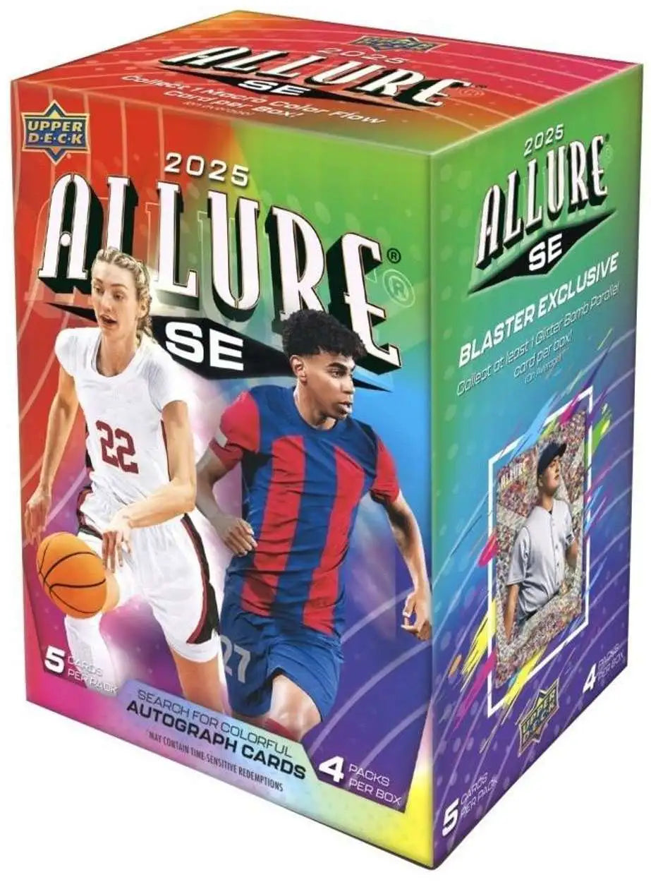 Upper Deck 2025 Allure SE Multi-Sport Trading Card Blaster Box product image 1, provided for visual reference and product