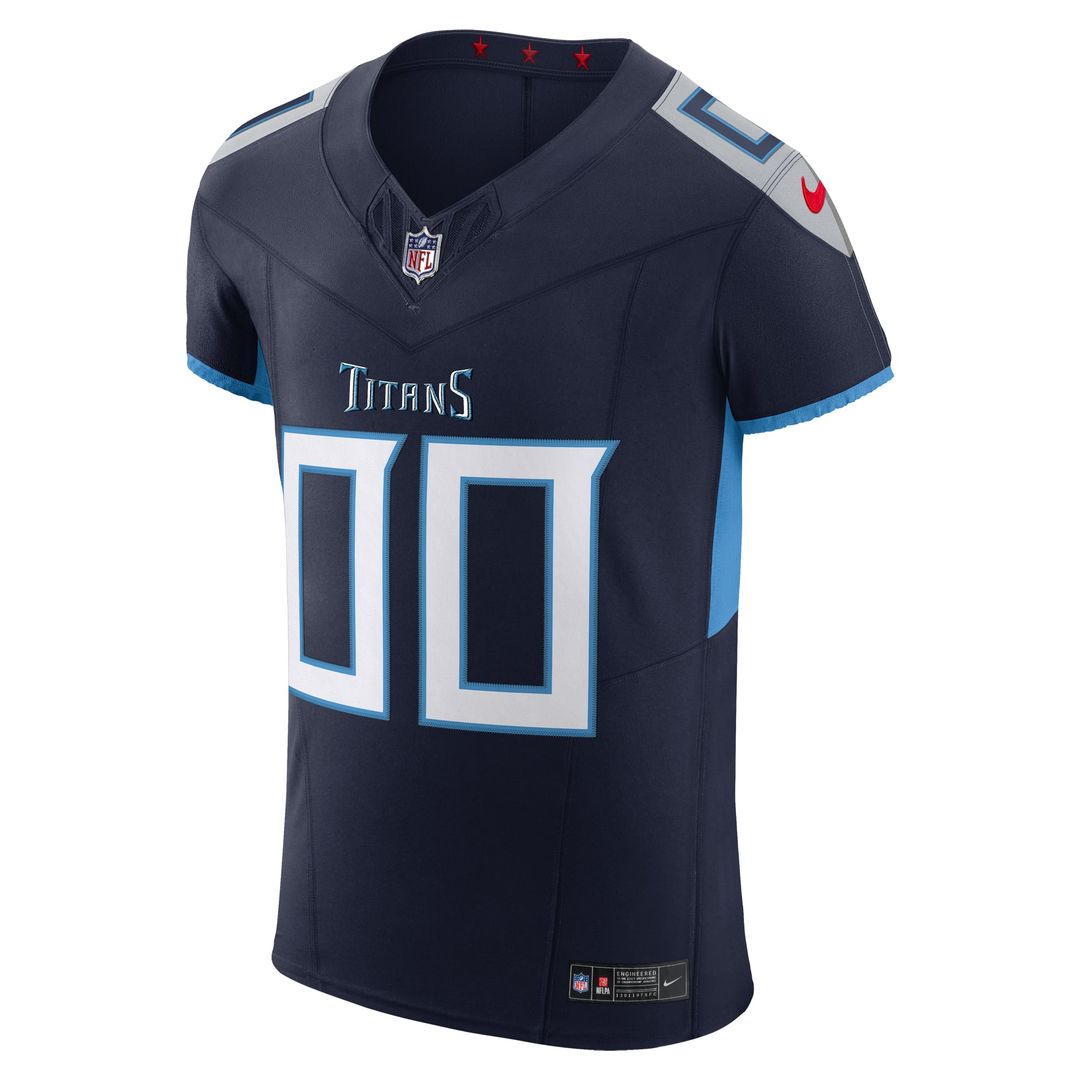 Tennessee Titans Nike Navy Vapor FUSE Elite Custom Jersey product image 2