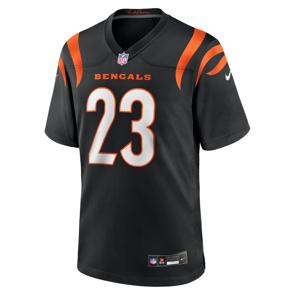 Cincinnati Bengals Daxton Hill Nike Black Game Jersey product image 2