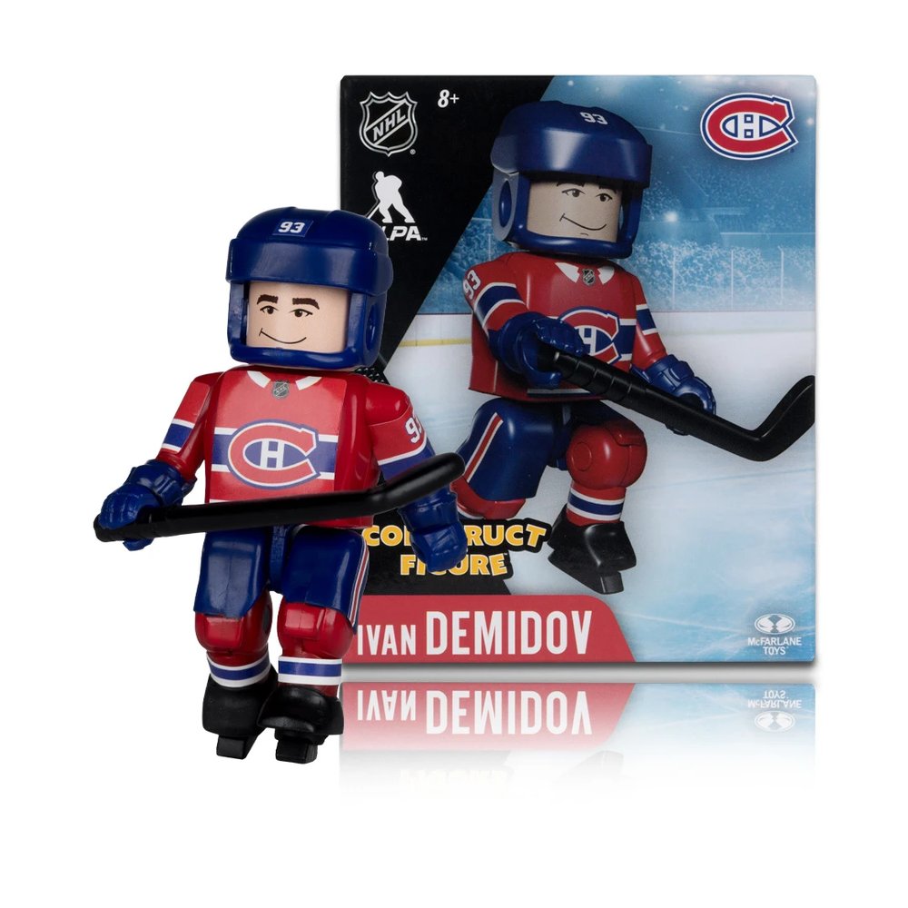 Ivan Demidov Montreal Canadiens NHL McFarlene Construct A-Figure Mini Figure Toy product image 1, provided for visual