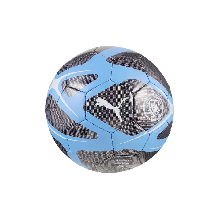 Manchester City FC EPL Puma Grey/Blue 2025/26 Culture Mini Soccer Ball product image 2, provided for visual reference and