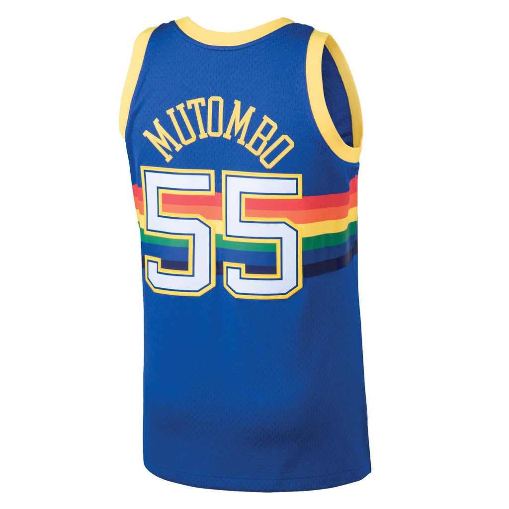 Dikembe Mutombo Denver Nuggets Swingman Road 1991-92 Jersey product image 4