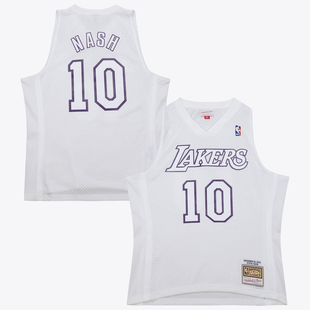 Steve Nash Los Angeles Lakers 2012 Day Authentic White product image 2