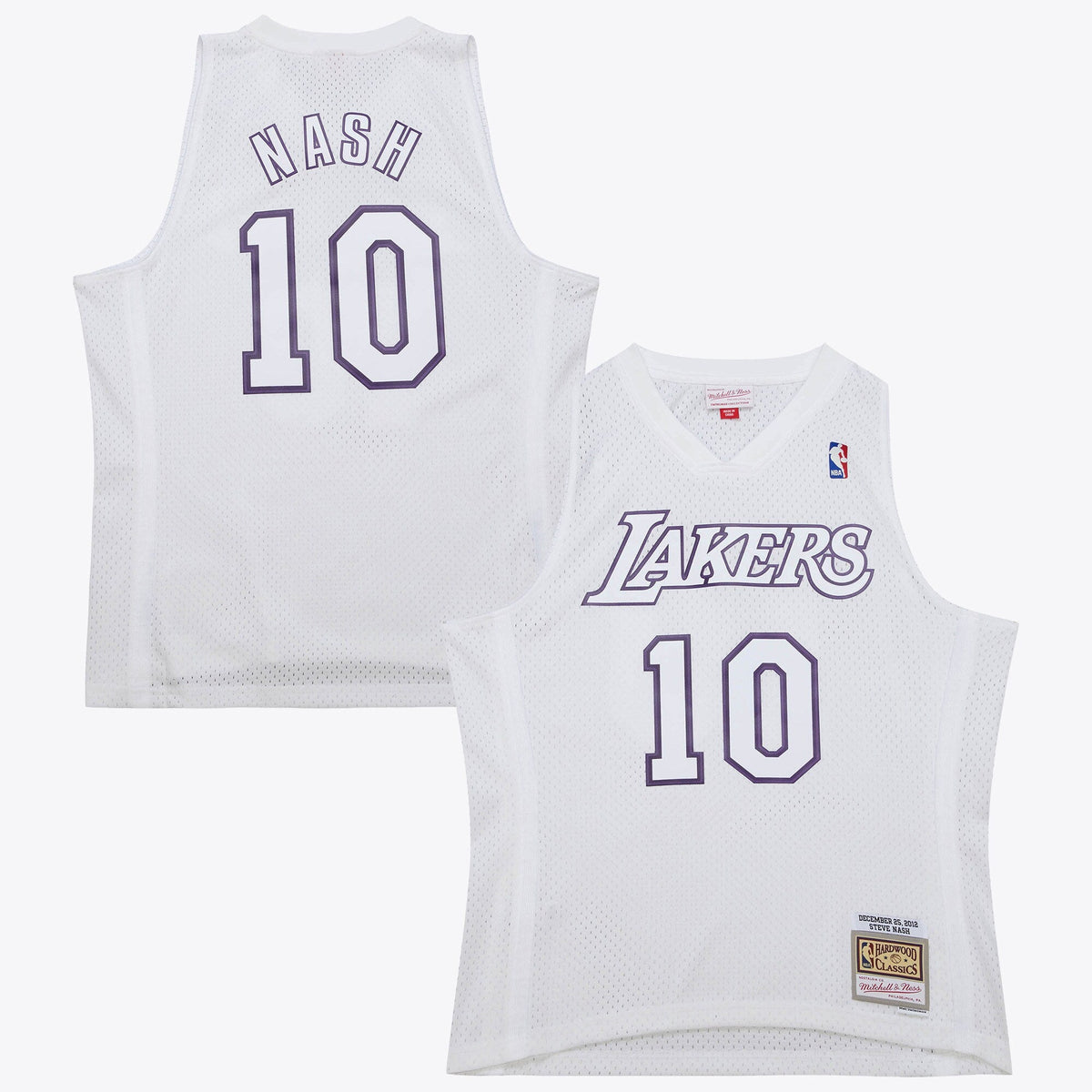Steve Nash Los Angeles Lakers 2012 Day Authentic White product image 2