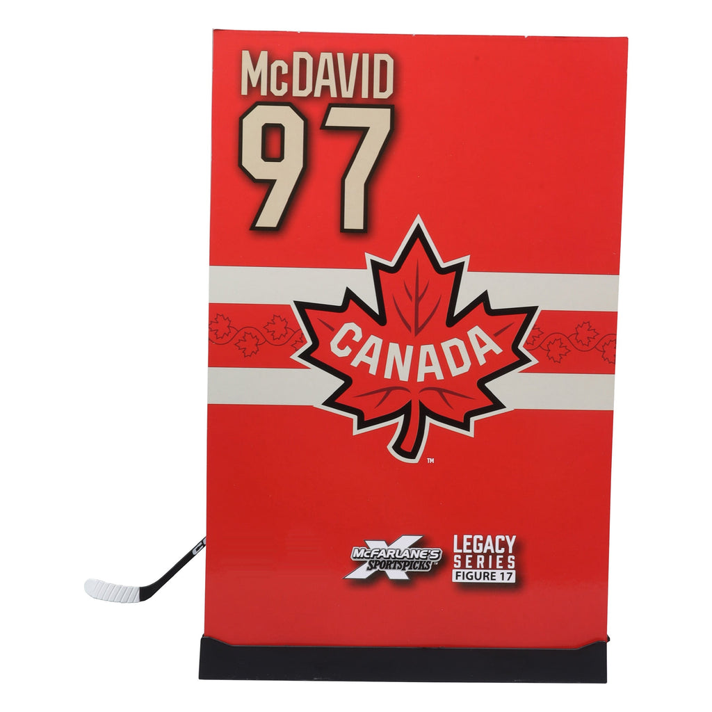 Connor McDavid Canada NHL McFarlane Toys 4 Nations Face-Off Legacy Series 7" Action Figure product image 3, provided for
