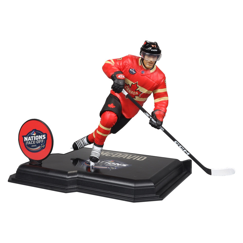 Connor McDavid Canada NHL McFarlane Toys 4 Nations Face-Off Legacy Series 7" Action Figure product image 5, provided for