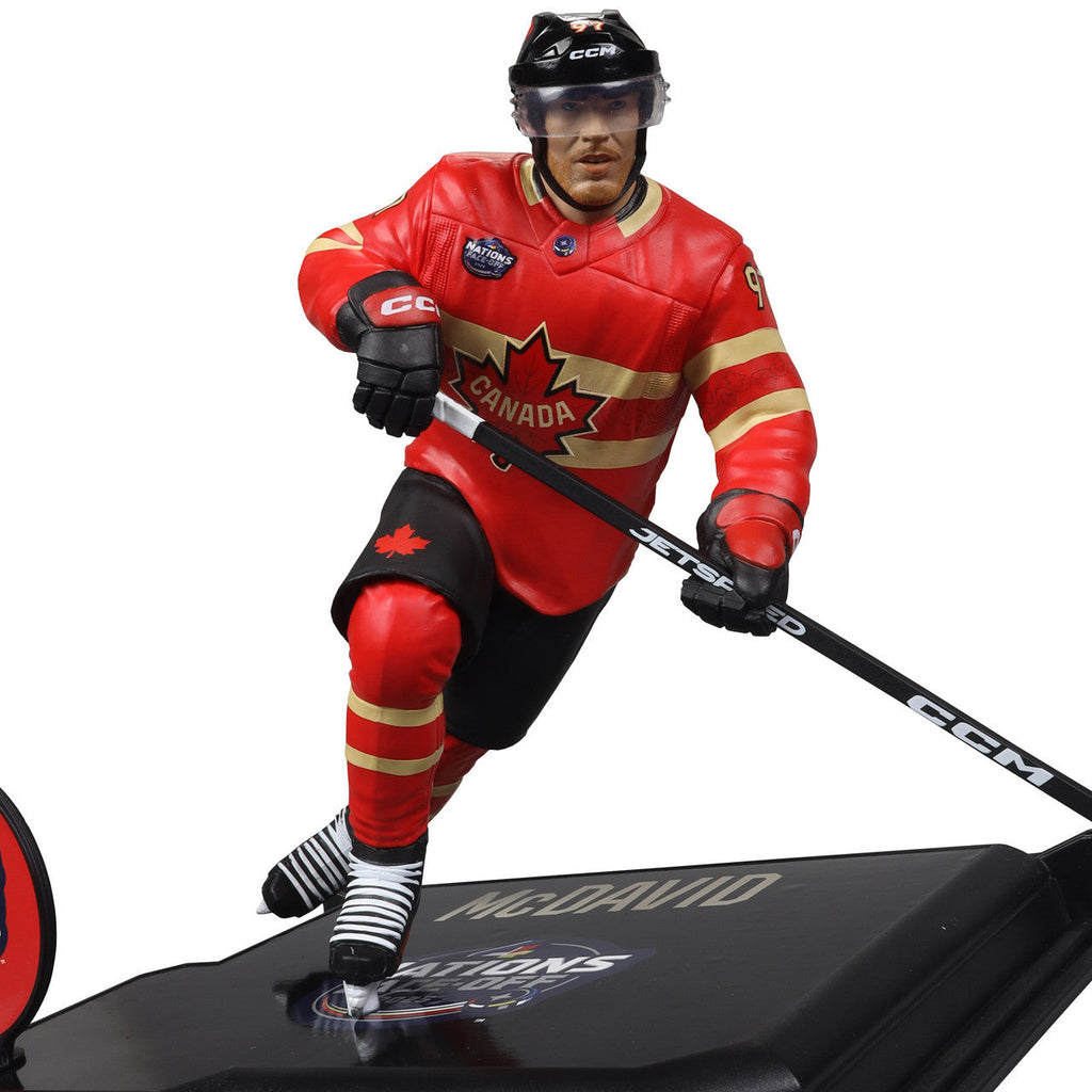 Connor McDavid Canada NHL McFarlane Toys 4 Nations Face-Off Legacy Series 7" Action Figure product image 7, provided for