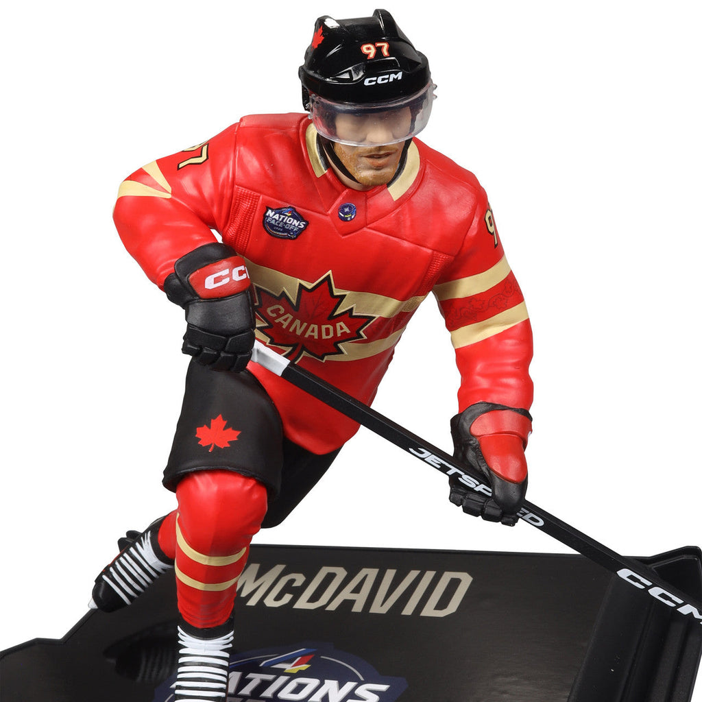 Connor McDavid Canada NHL McFarlane Toys 4 Nations Face-Off Legacy Series 7" Action Figure product image 8, provided for