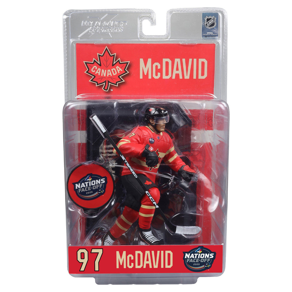 Connor McDavid Canada NHL McFarlane Toys 4 Nations Face-Off Legacy Series 7" Action Figure product image 9, provided for