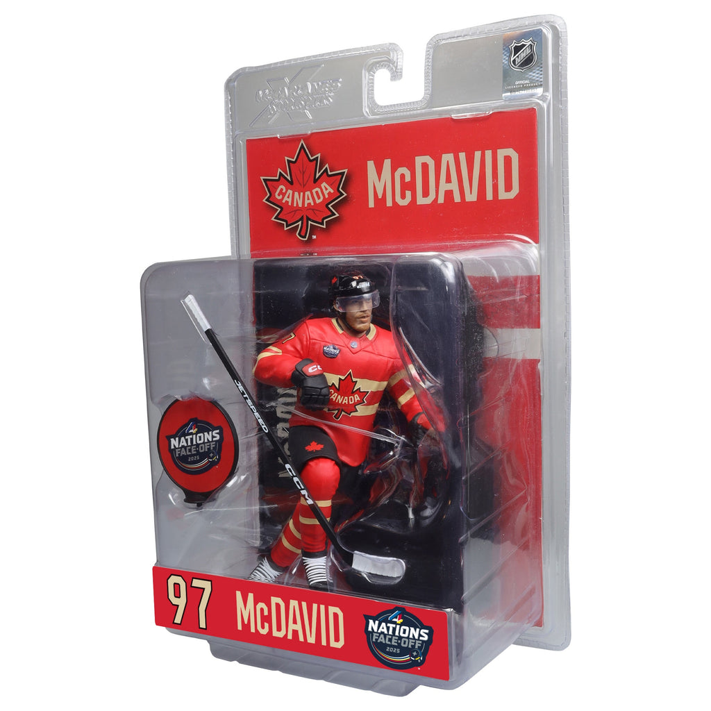 Connor McDavid Canada NHL McFarlane Toys 4 Nations Face-Off Legacy Series 7" Action Figure product image 10, provided for
