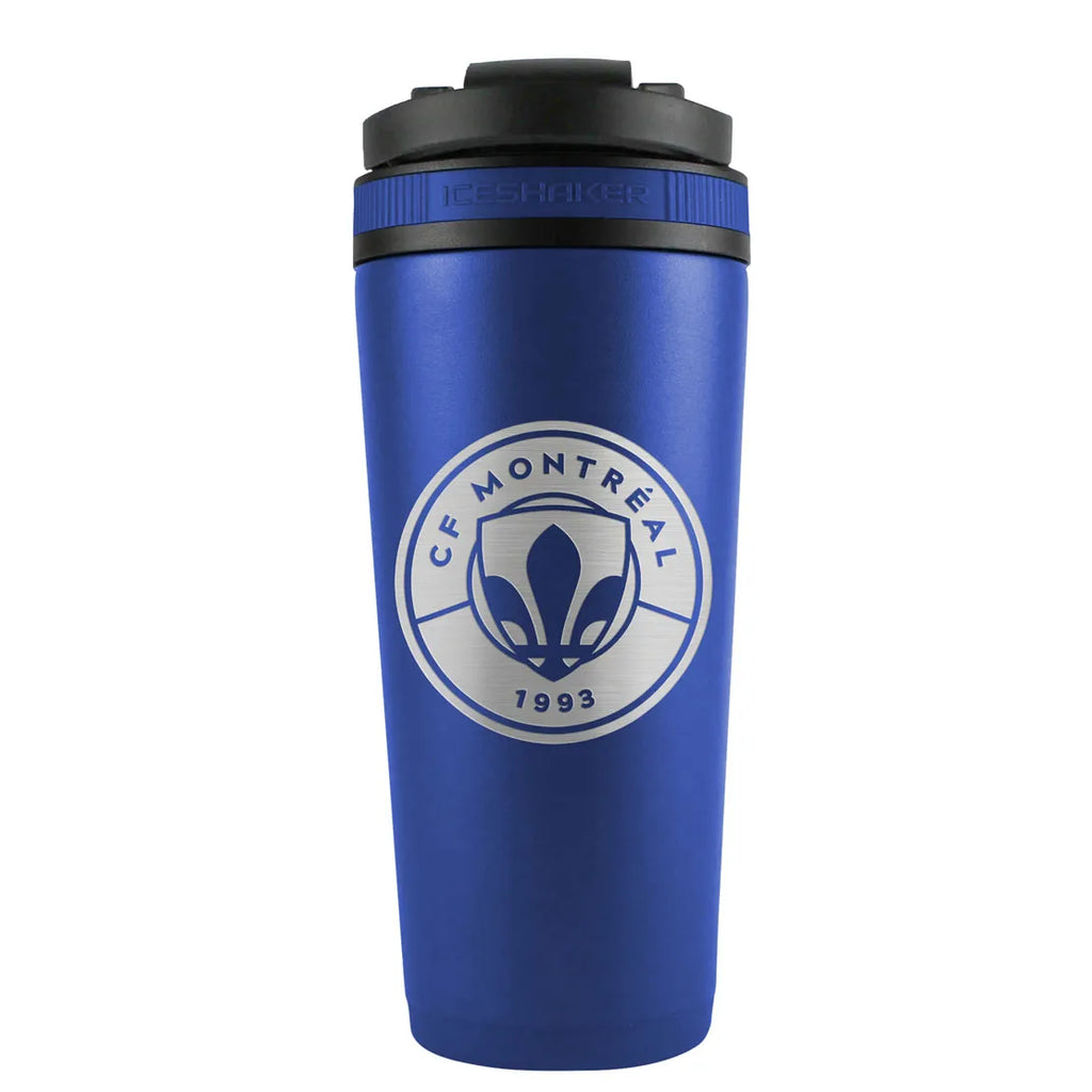 CF Montreal MLS Wincraft Blue 26oz Stainless Steel Ice Shaker Tumbler product image 1, provided for visual reference and