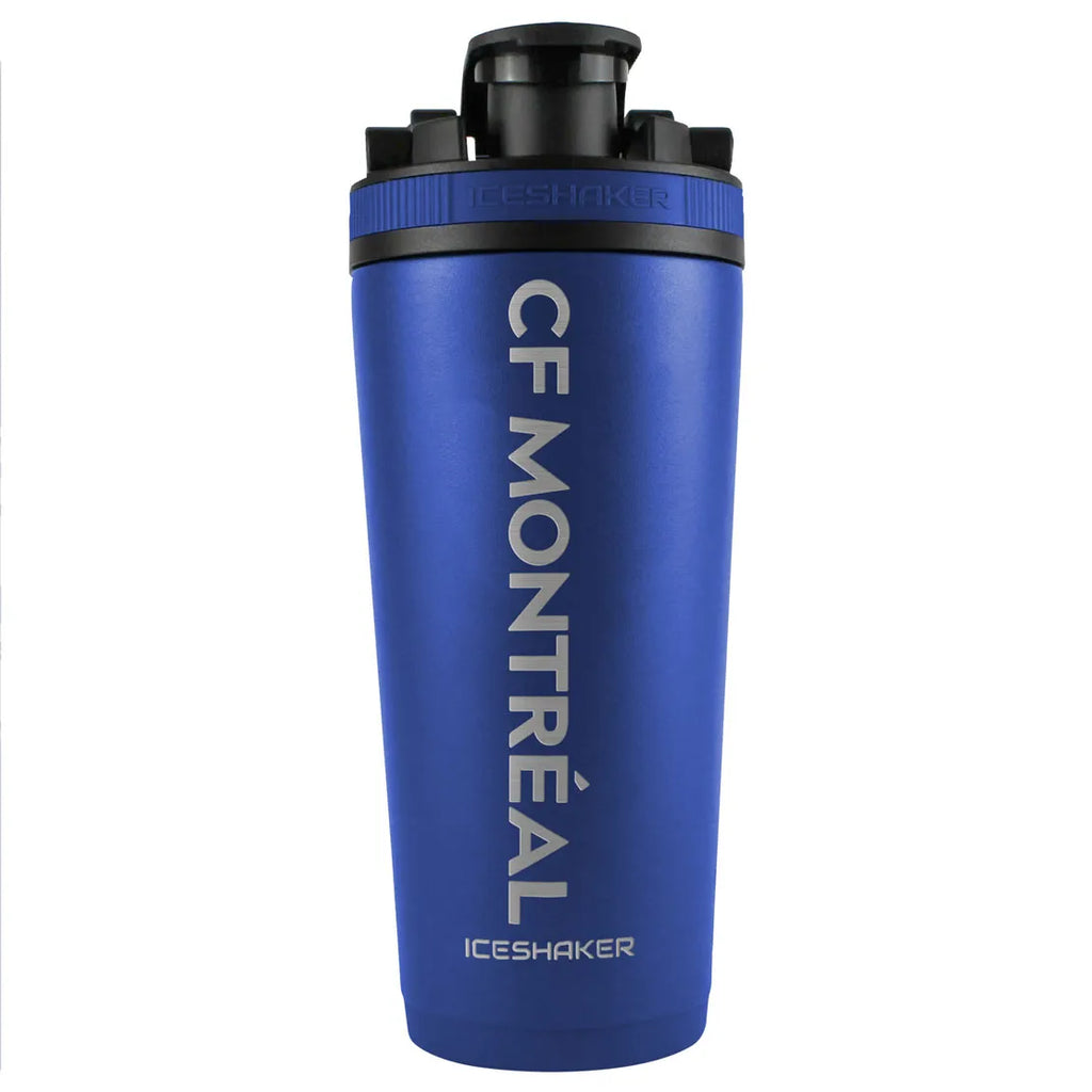 CF Montreal MLS Wincraft Blue 26oz Stainless Steel Ice Shaker Tumbler product image 2, provided for visual reference and