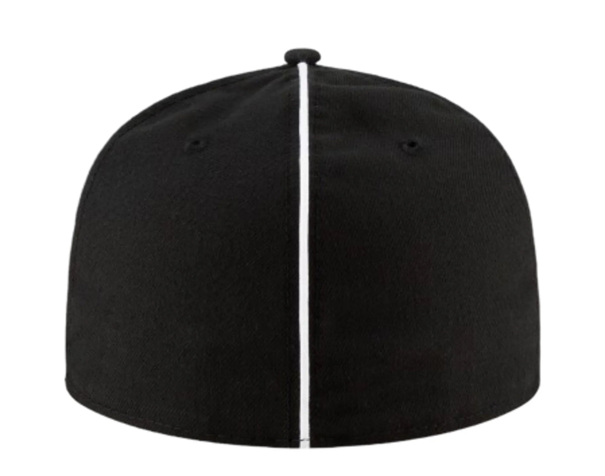 NFL Shield Logo New Era Men Black 59Fifty On Field Officials Fitted Hat product image 3, provided for visual reference and