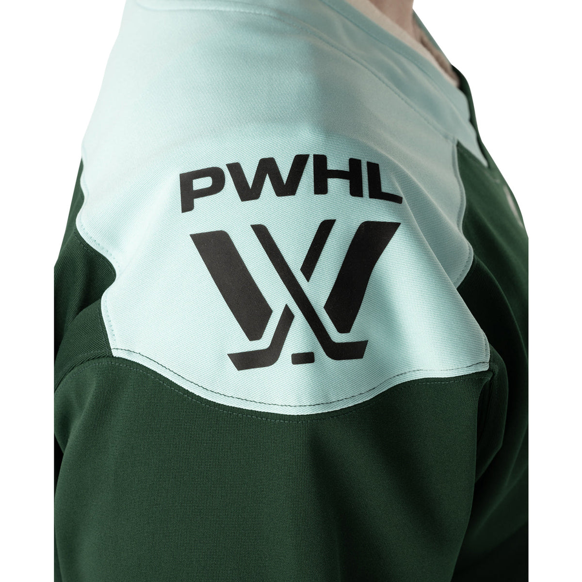 Boston Fleet PWHL Bauer Unisex Green Replica Home Jersey product image 8, provided for visual reference and product detail