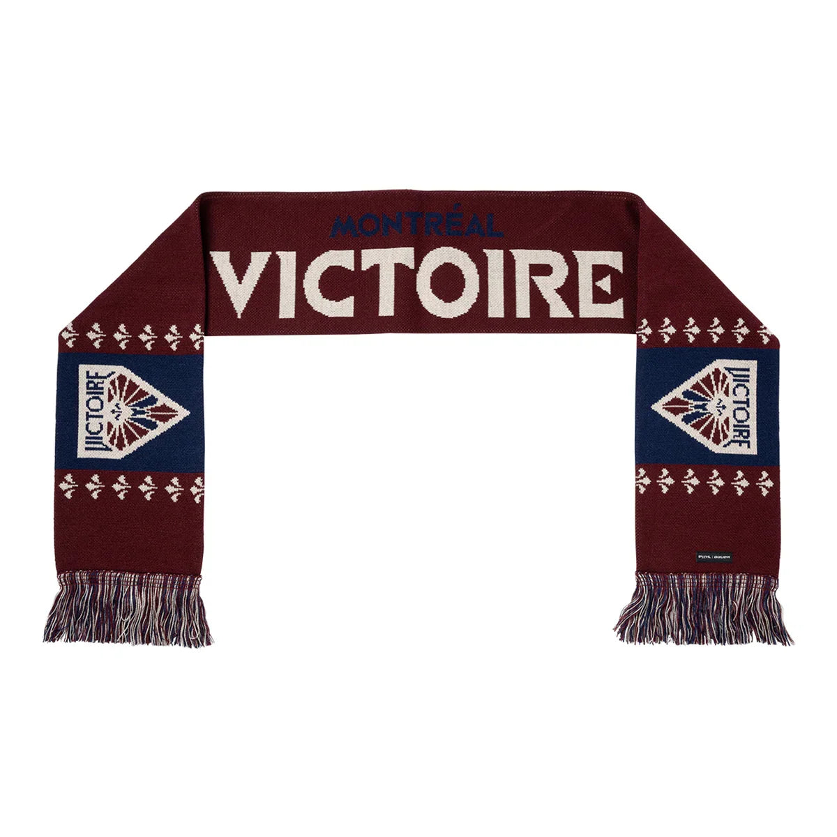 Montreal Victoire PWHL Bauer Unisex Maroon Authentic Team Scarf product image 1, provided for visual reference and product
