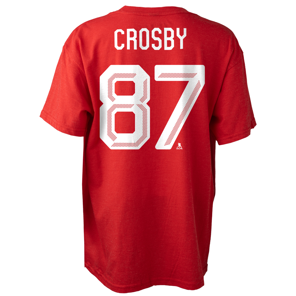 Sidney Crosby Hockey Canada IIHF Bauer Youth Red Player T-Shirt product image 1, provided for visual reference and product