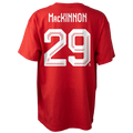 Nathan MacKinnon Hockey Canada IIHF Bauer Men Red Player T-Shirt product image 1, provided for visual reference and product