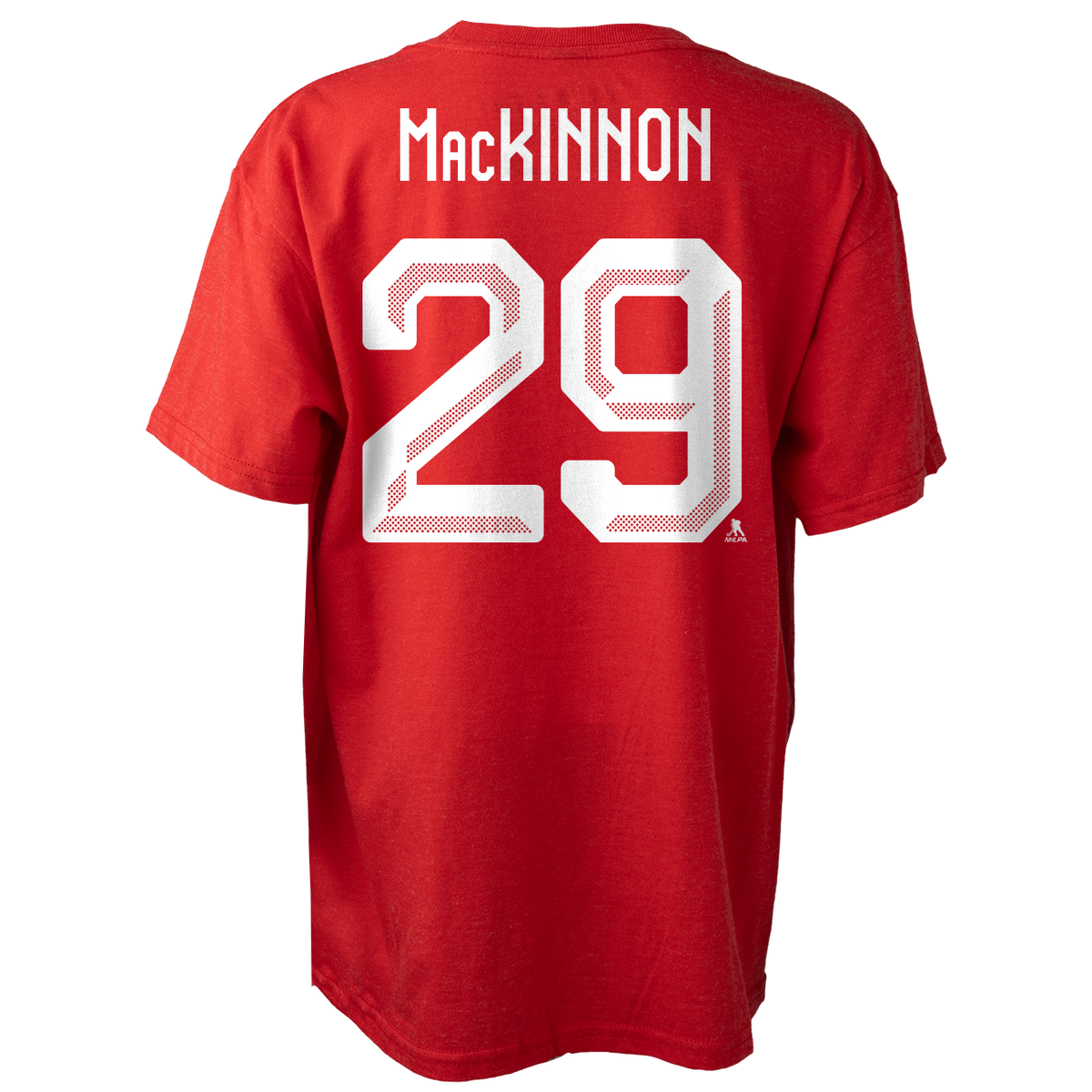 Nathan MacKinnon Hockey Canada IIHF Bauer Men Red Player T-Shirt product image 1, provided for visual reference and product