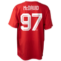 Connor McDavid Hockey Canada IIHF Bauer Men Red Player T-Shirt product image 1, provided for visual reference and product
