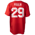Marie-Philip Poulin Hockey Canada IIHF Bauer Men Red Player T-Shirt product image 1, provided for visual reference and