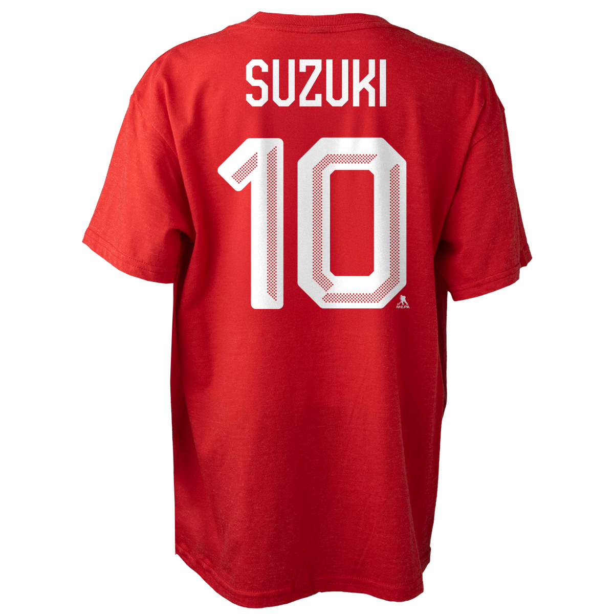 Nick Suzuki Hockey Canada IIHF Bauer Youth Red Player T-Shirt product image 1, provided for visual reference and product