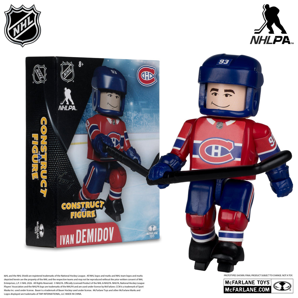 Ivan Demidov Montreal Canadiens NHL McFarlene Construct A-Figure Mini Figure Toy product image 5, provided for visual