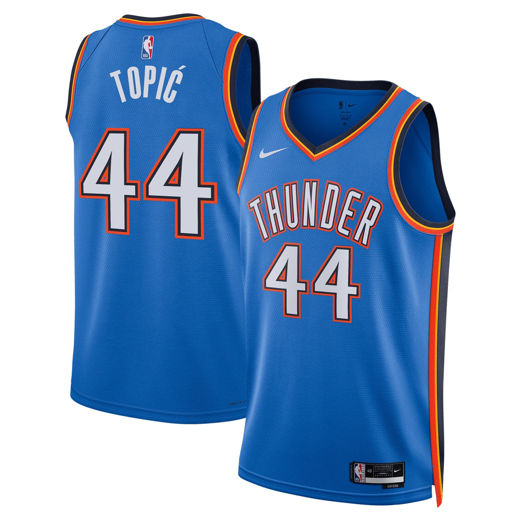 Nikola Topić Oklahoma City Thunder Icon Swingman Blue Jersey product image 1
