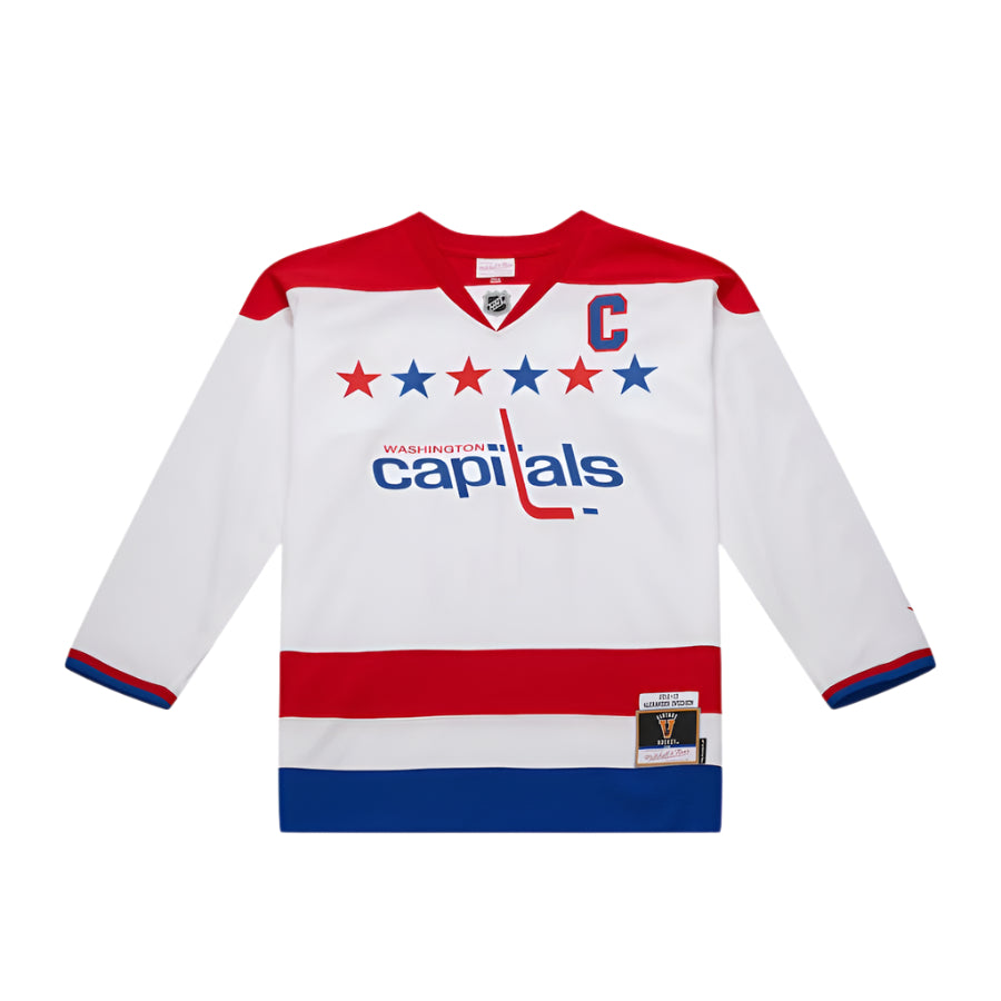 Alexander Ovechkin Washington Capitals NHL Mitchell & Ness Men White 2012 Power Play Authentic Jersey product image 2,