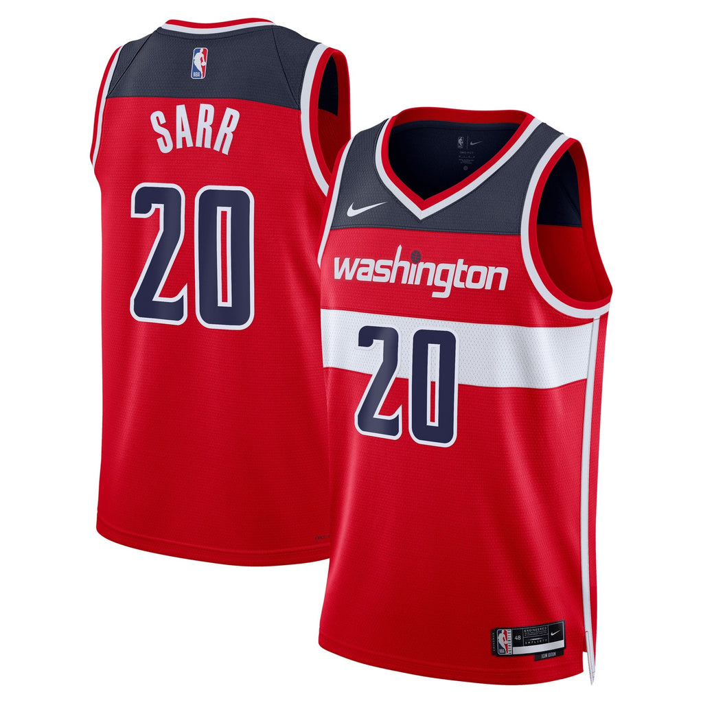 Alexandre Sarr Washington Wizards Icon Swingman Red Jersey product image 2