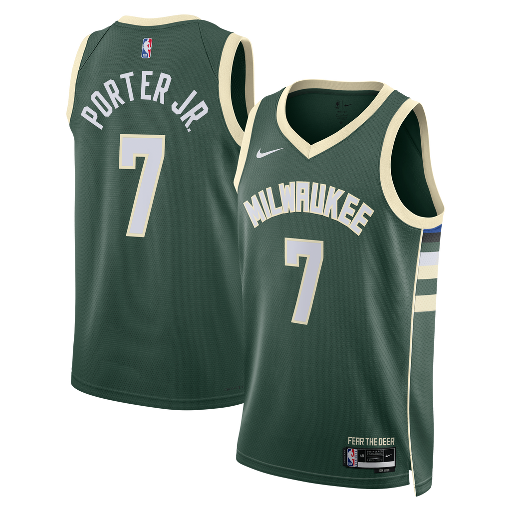 Kevin Porter Jr. Milwaukee Bucks Icon Edition Swingman product image 1