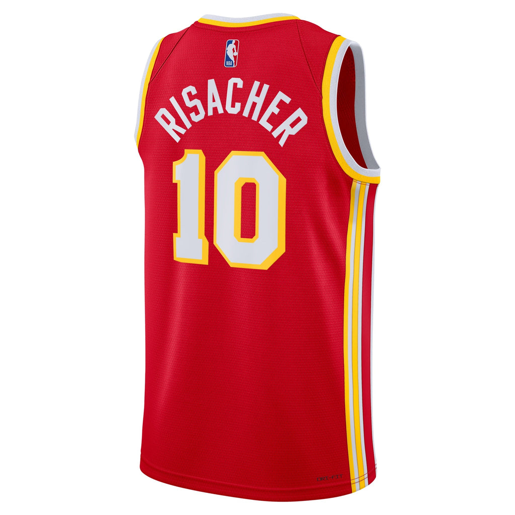 Zaccharie Risacher Atlanta Hawks Icon Swingman Red Jersey product image 4