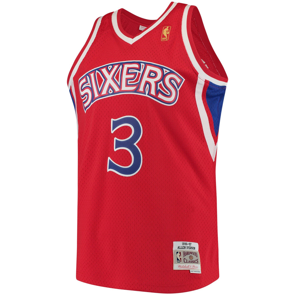 Allen Iverson Philadelphia 76ers Red 1996-97 Hardwood product image 3