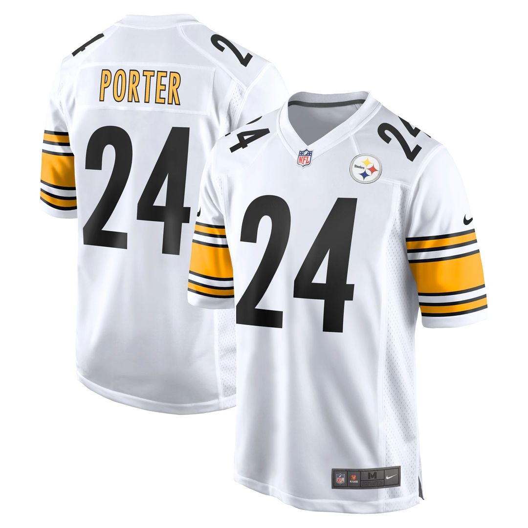 Pittsburgh Steelers Joey Porter Jr. Nike White Away Game product image 1