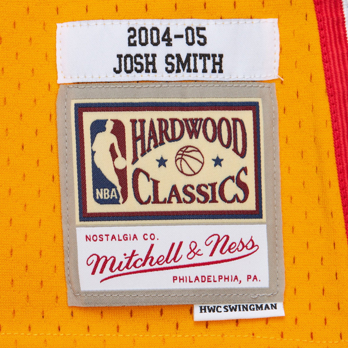 Josh Smith Atlanta Hawks 2004 Alternate Authentic Yellow product image 6