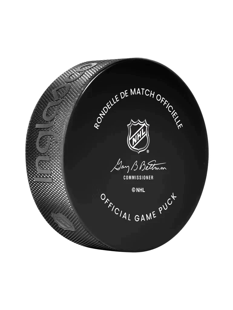 Toronto Maple Leafs NHL Inglasco 2025-26 Officially Licensed Game Hockey Puck product image 7, provided for visual reference