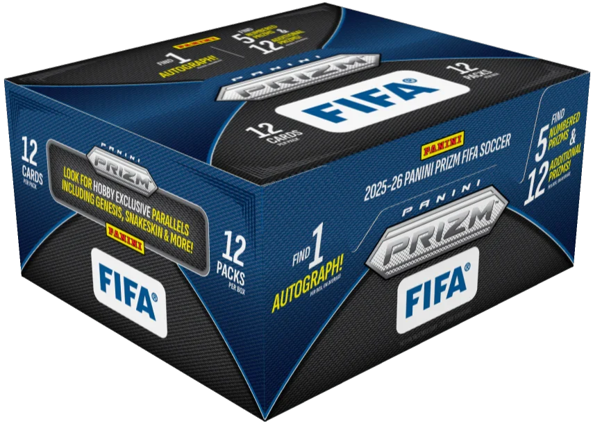 FIFA 2026 Panini Prizm Soccer Hobby Box Trading Cards product image 1, provided for visual reference and product detail