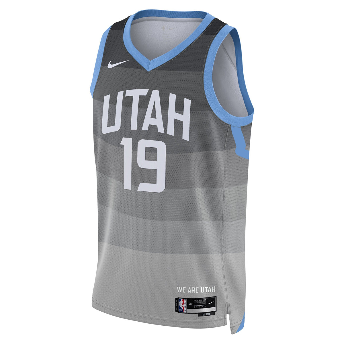Ace Bailey Utah Jazz 2025/26 City Edition Swingman Gray product image 3