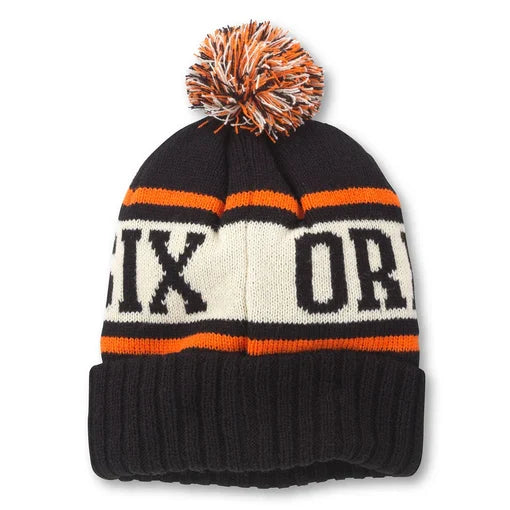 Original Six NHL American Needle Men Black Pillow Line Cuff Pom Knit product image 2, provided for visual reference and