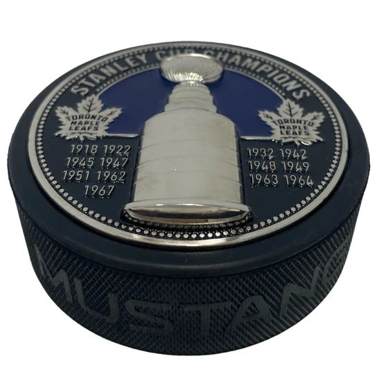 Toronto Maple Leafs NHL Ultra 3D Stanley Cup Medallion Hockey Puck product image 6, provided for visual reference and