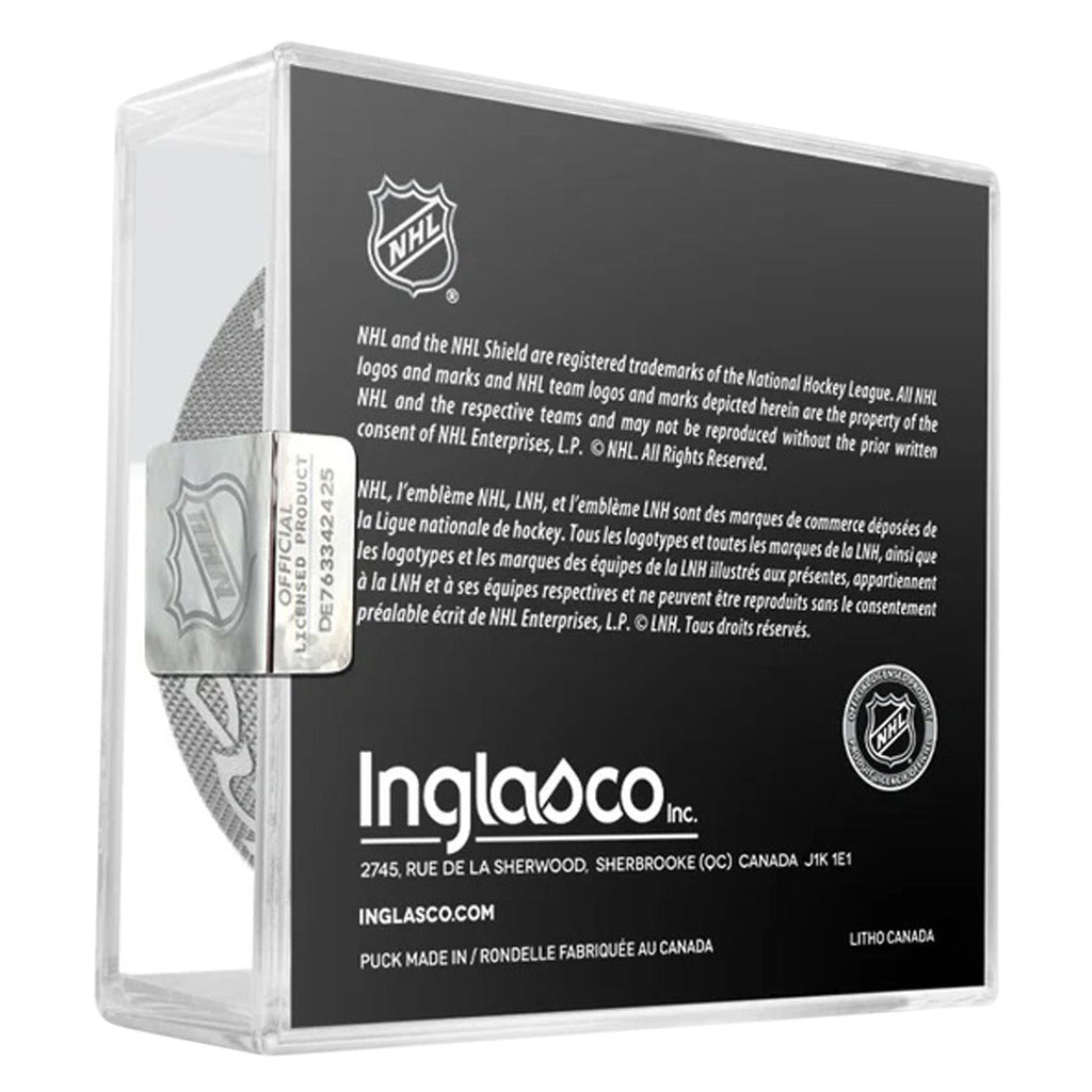 Washington Capitals NHL Inglasco 2025-26 Officially Licensed Game Hockey Puck product image 2, provided for visual reference