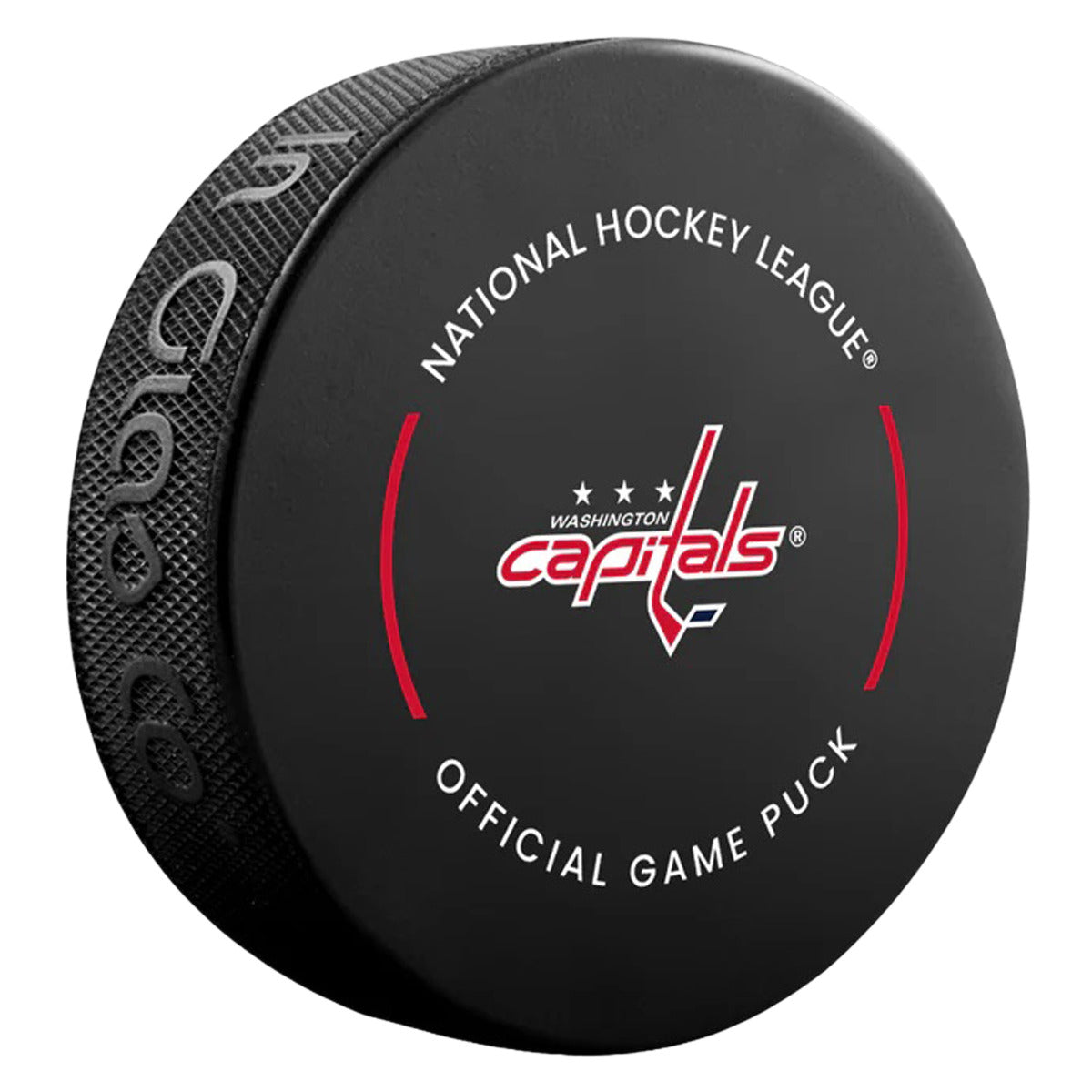 Washington Capitals NHL Inglasco 2025-26 Officially Licensed Game Hockey Puck product image 3, provided for visual reference