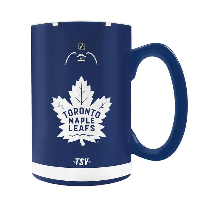 Toronto Maple Leafs NHL TSV 20oz Team Uniform Sculpted Mug product image 2, provided for visual reference and product detail