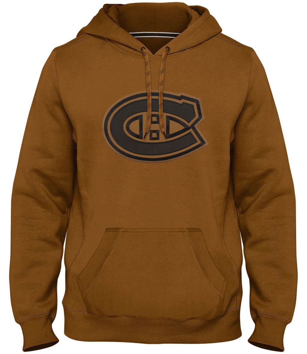 Montreal Canadiens NHL Bulletin Men Tonal Dune Express Twill Logo Hoodie product image 1, provided for visual reference and