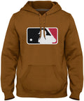 MLB Bulletin Men Dune Express Twill Batterman Logo Hoodie product image 1, provided for visual reference and product detail