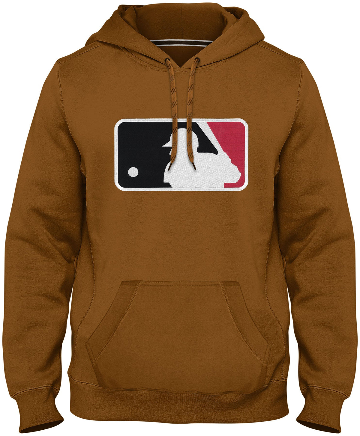 MLB Bulletin Men Dune Express Twill Batterman Logo Hoodie product image 1, provided for visual reference and product detail